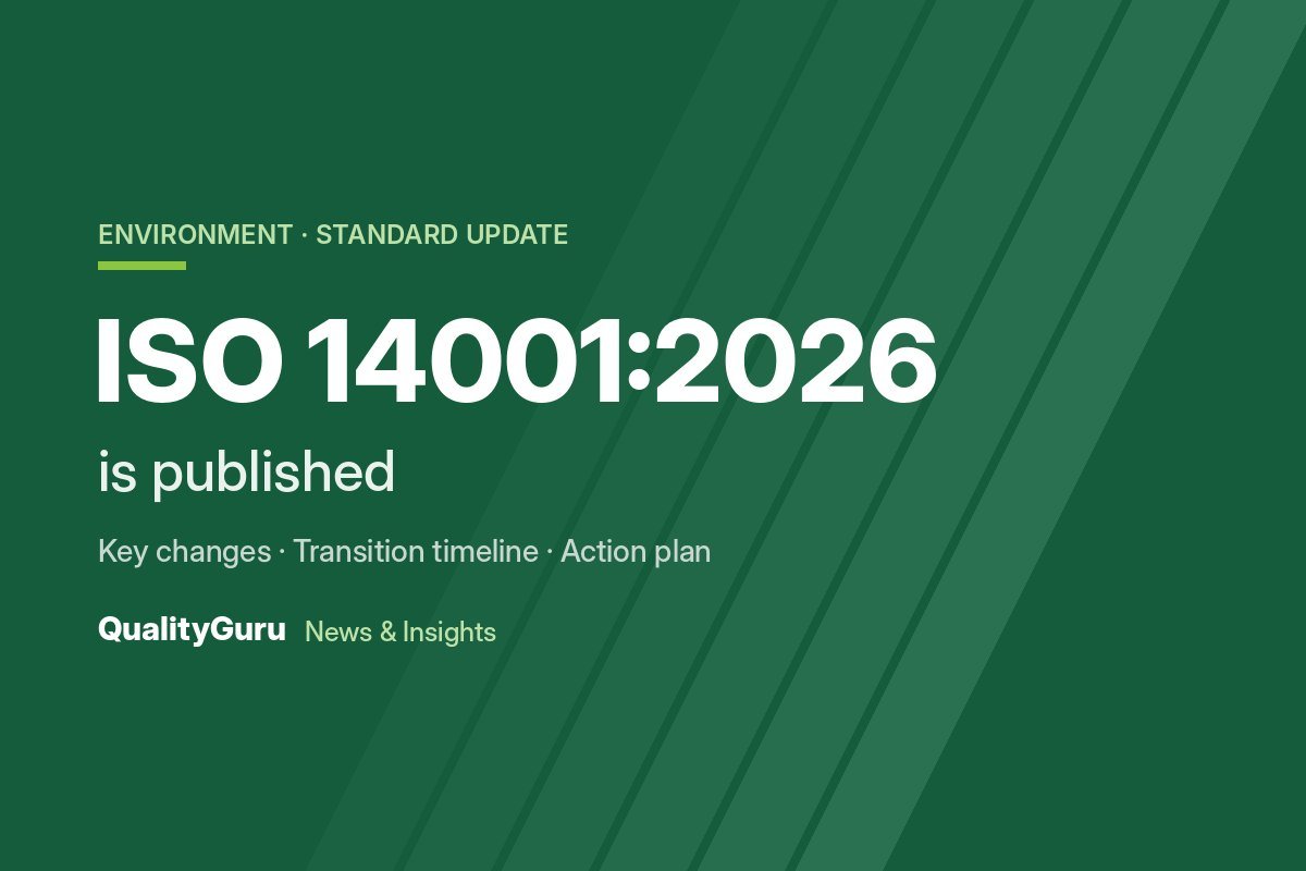 ISO 14001:2026 Is Published: Key Changes and Transition Guide