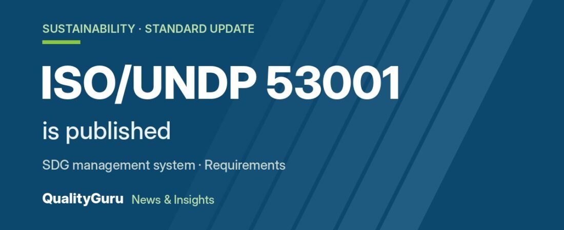 ISO/UNDP 53001:2026 Is Published: First SDG Management Standard
